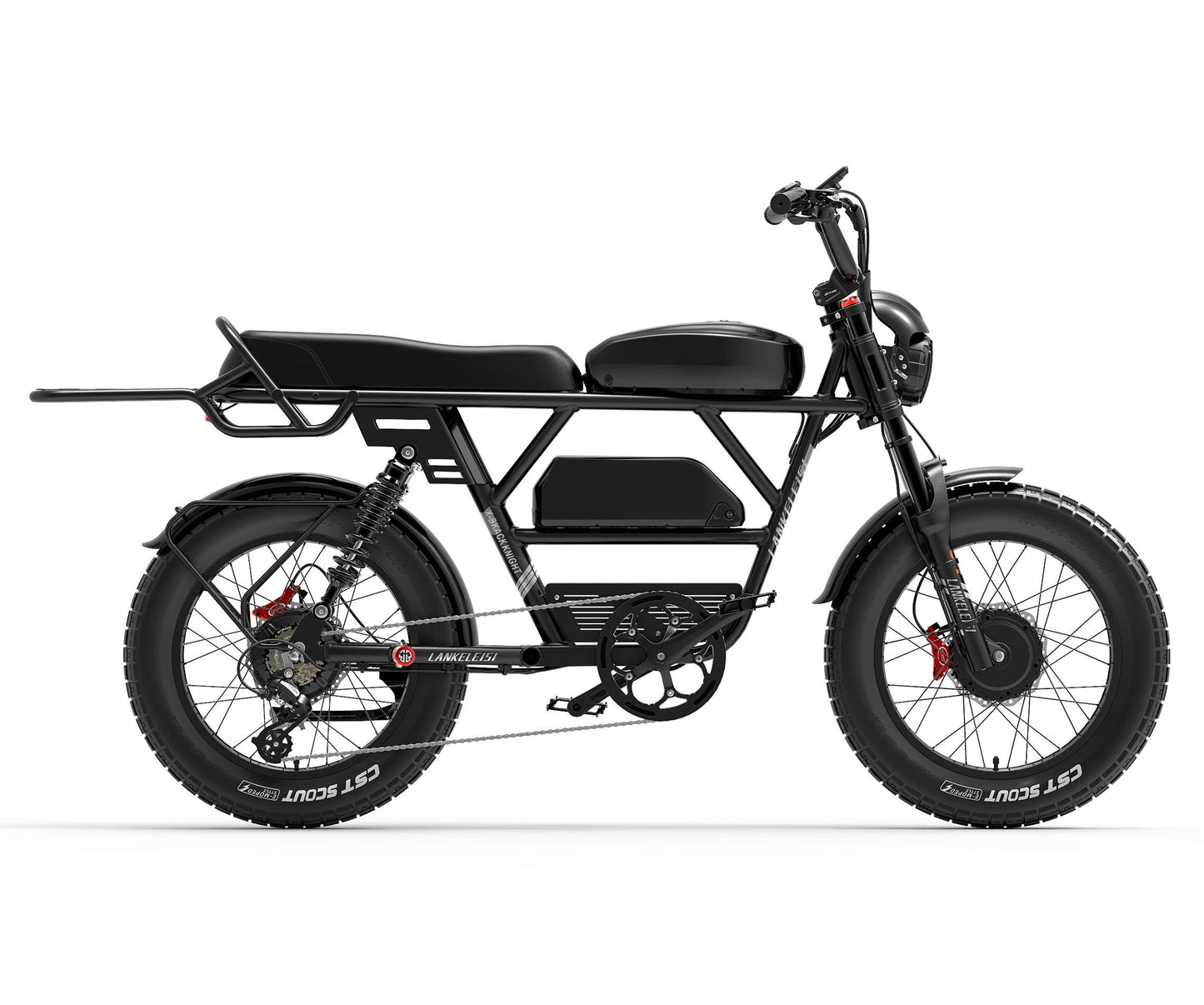 LANKELEISI X-Black Knight Dual Motor Electric Bike Preorder - Pogo Cycles