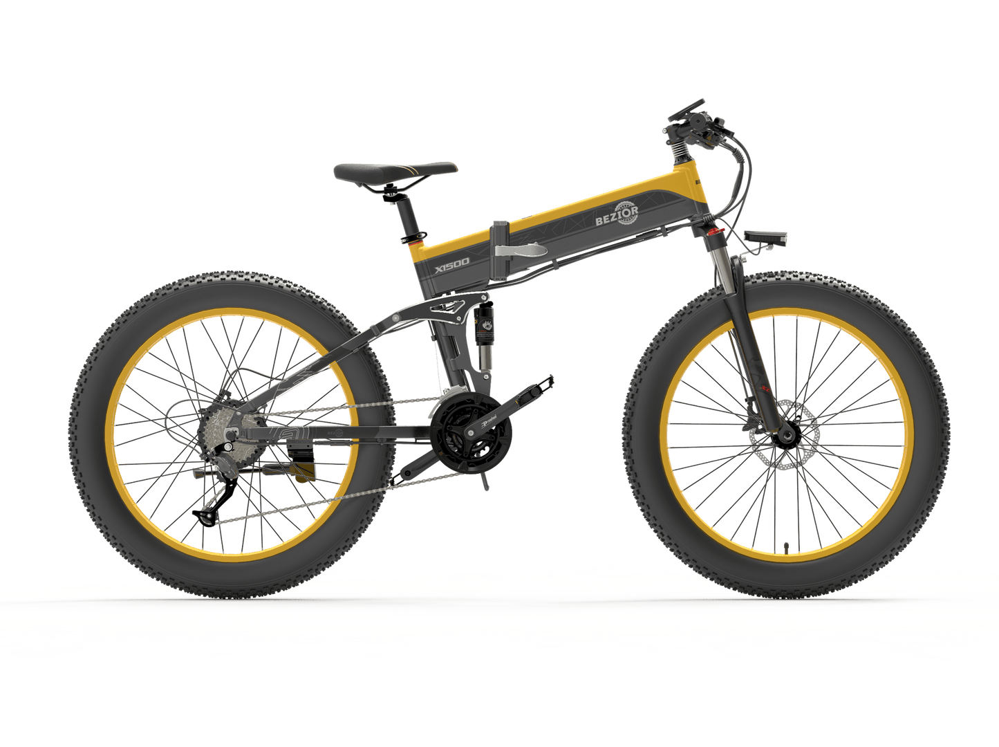 Bezior X1500 Folding Electric Mountain Bike_Preorder - Pogo Cycles available in cycle to work