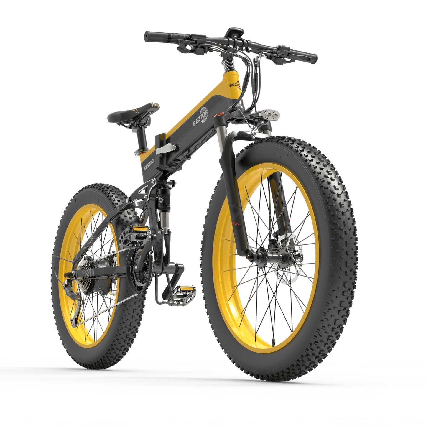 Bezior X1500 Folding Electric Mountain Bike_Preorder - Pogo Cycles available in cycle to work