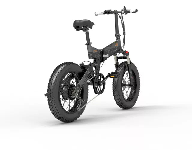 Bezior XF200 Folding Electric 1000W Bike - Pogo Cycles available in cycle to work