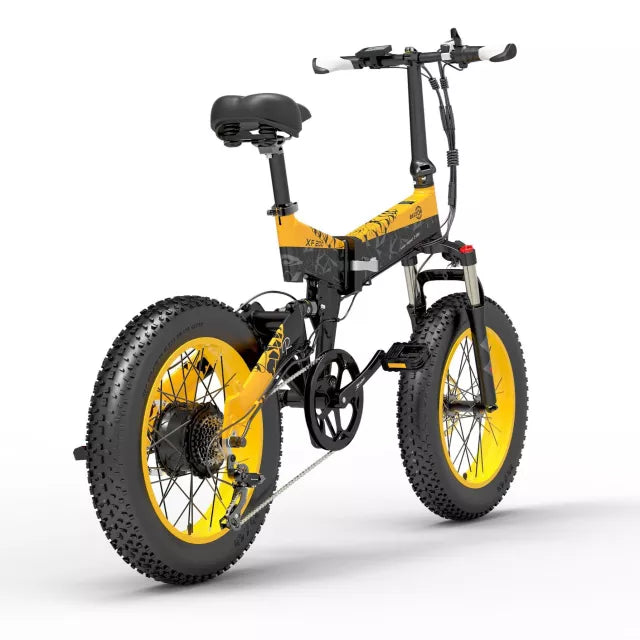 Bezior XF200 Folding Electric 1000W Bike - Pogo Cycles available in cycle to work