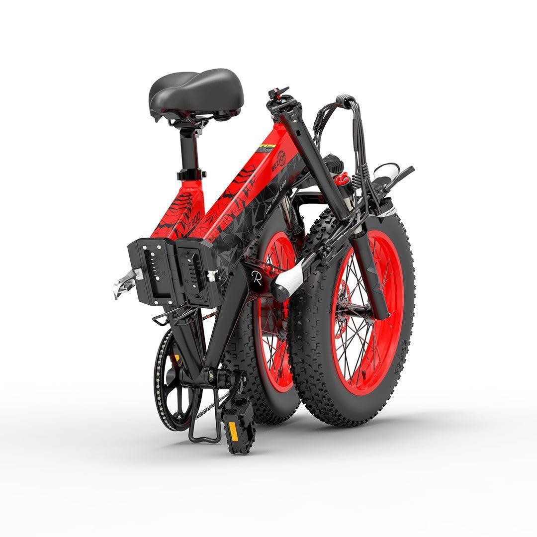 Bezior XF200 Folding Electric 1000W Bike - Pogo Cycles available in cycle to work