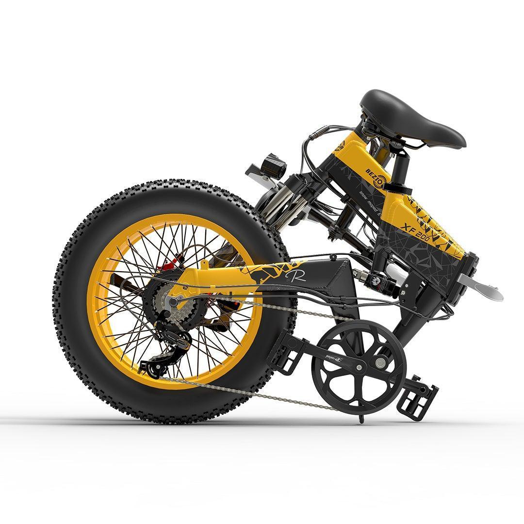 Bezior XF200 Folding Electric 1000W Bike - Pogo Cycles available in cycle to work