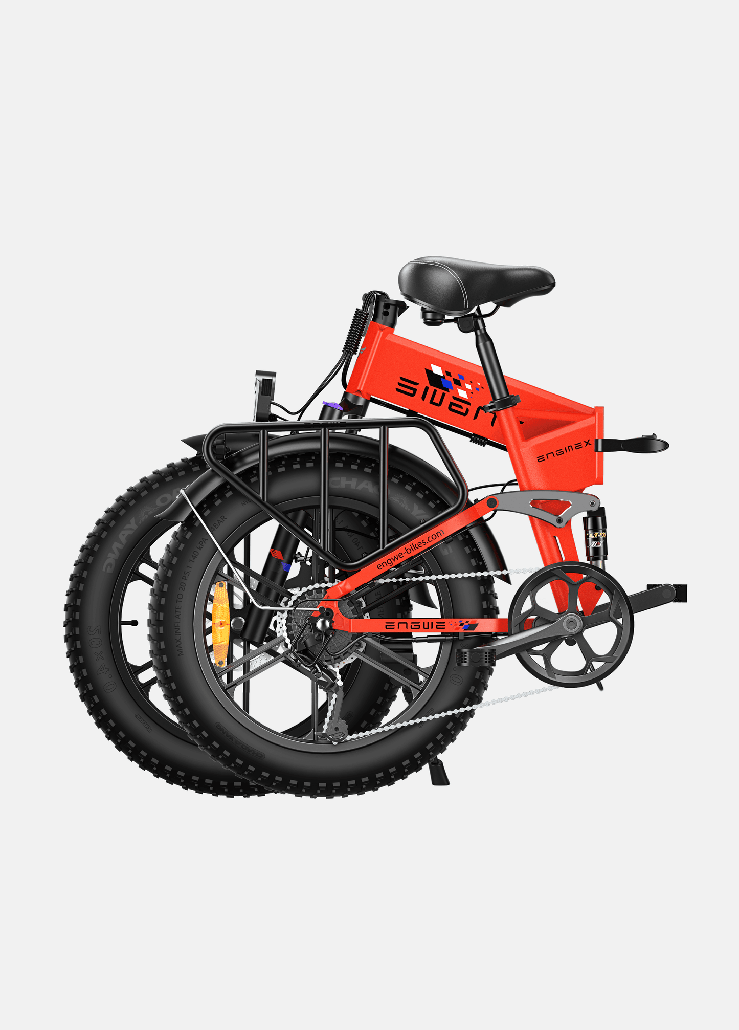 Engwe Engine X (upgraded) with mudguards and light - Pogo Cycles available in cycle to work