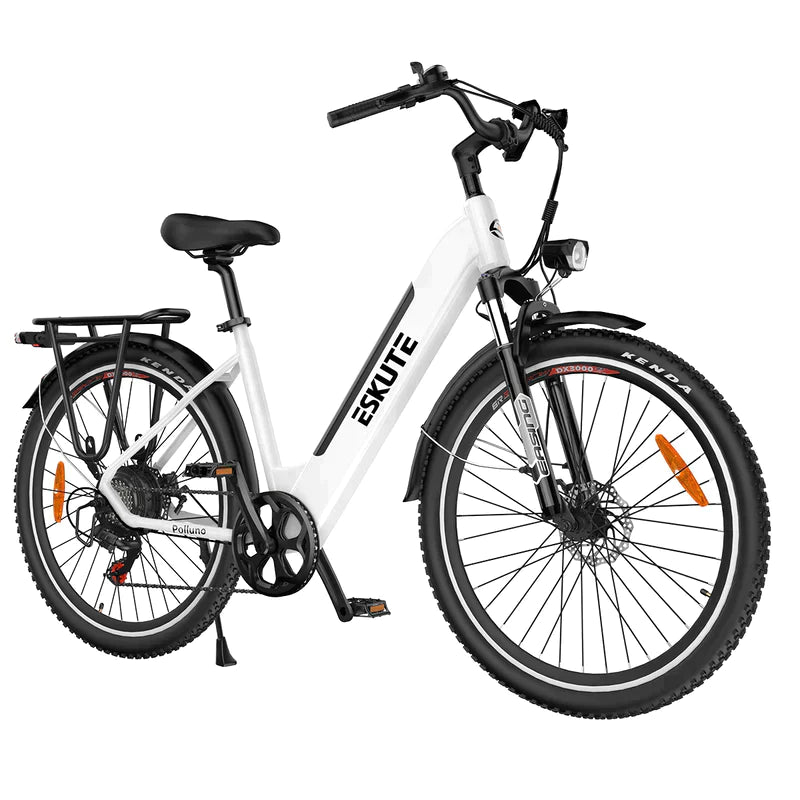 Eskute Polluno PLUS City E-bike with torque sensor - Pogo Cycles available in cycle to work
