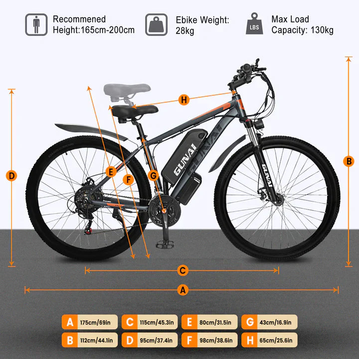 GUNAI GN29 Electric Bike - Pogo Cycles available in cycle to work