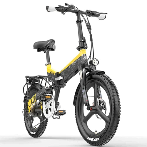 LANKELEISI G650 Electric Folding Bike - Pogo Cycles available in cycle to work