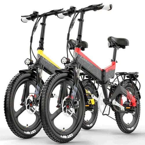 LANKELEISI G650 Electric Folding Bike - Pogo Cycles available in cycle to work