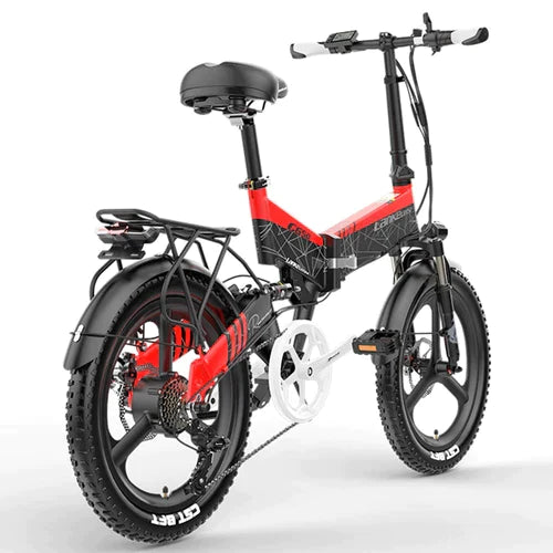 LANKELEISI G650 Electric Folding Bike - Pogo Cycles available in cycle to work