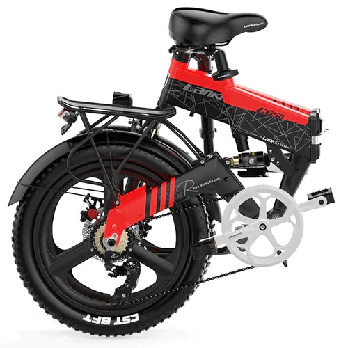 LANKELEISI G650 Electric Folding Bike - Pogo Cycles available in cycle to work