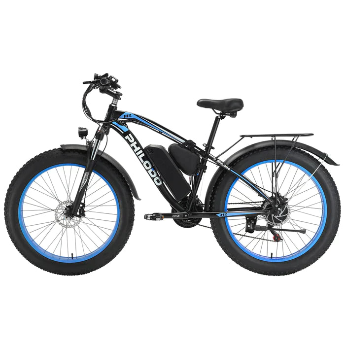 PHILODO H7 Pro All-Terrain Electric Fat Bike 26 Inch - Pogo Cycles available in cycle to work