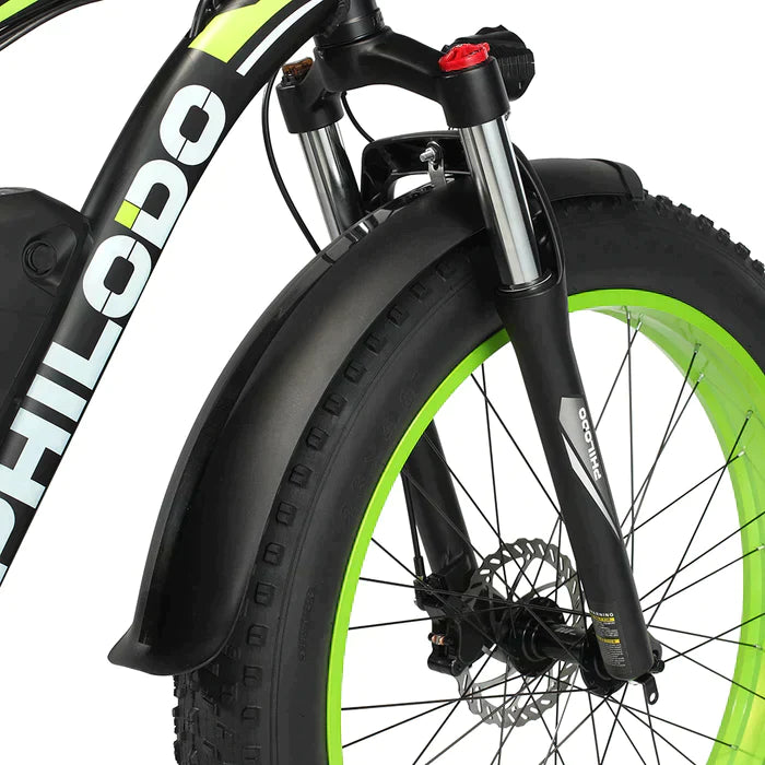 PHILODO H7 Pro All-Terrain Electric Fat Bike 26 Inch - Pogo Cycles available in cycle to work