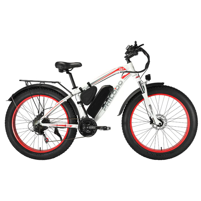 PHILODO H7 Pro All-Terrain Electric Fat Bike 26 Inch - Pogo Cycles available in cycle to work