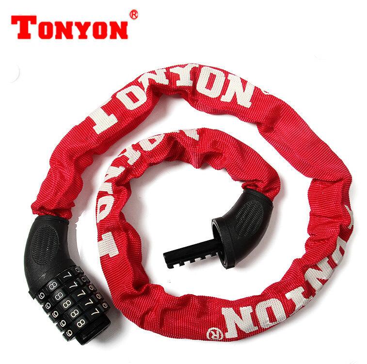 TONYON TY732 bicycle lock (five-digit password lock) - Pogo Cycles available in cycle to work