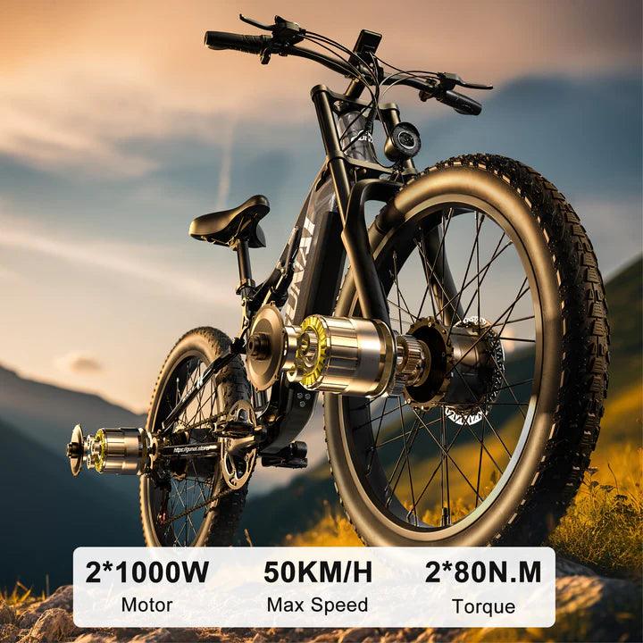 GUNAI GN68 2000W Dual Motor Electric Bike Preorder (Arriving by End of March) - Pogo Cycles