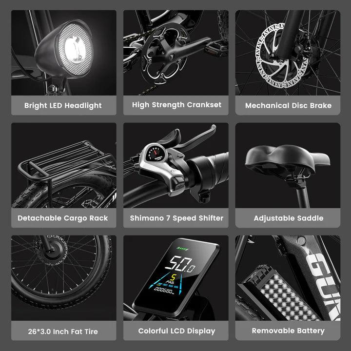 GUNAI GN68 2000W Dual Motor Electric Bike Preorder (Arriving by End of March) - Pogo Cycles