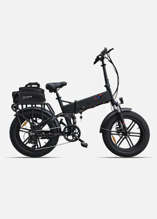 Engwe Engine X (upgraded) with mudguards and light - Pogo Cycles available in cycle to work