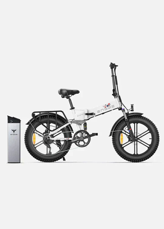 Engwe Engine X (upgraded) with mudguards and light - Pogo Cycles available in cycle to work
