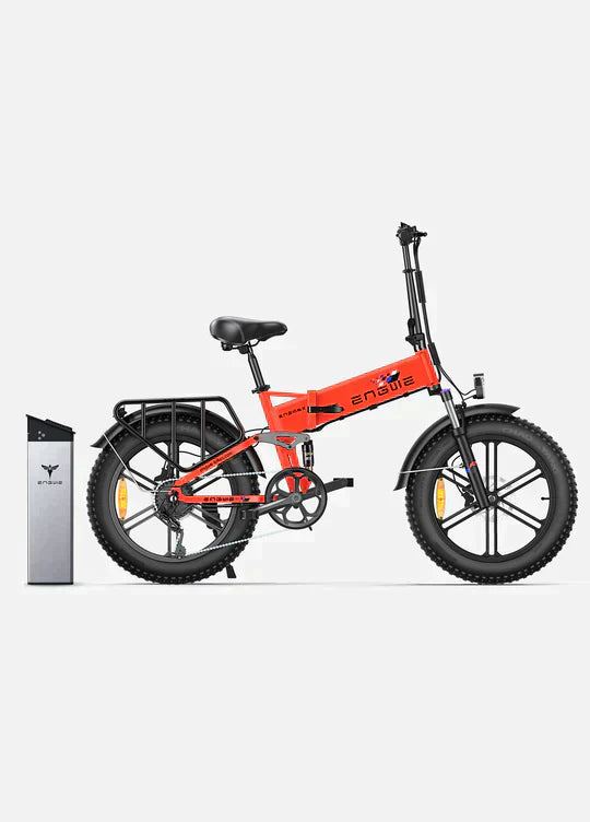 Engwe Engine X (upgraded) with mudguards and light - Pogo Cycles available in cycle to work