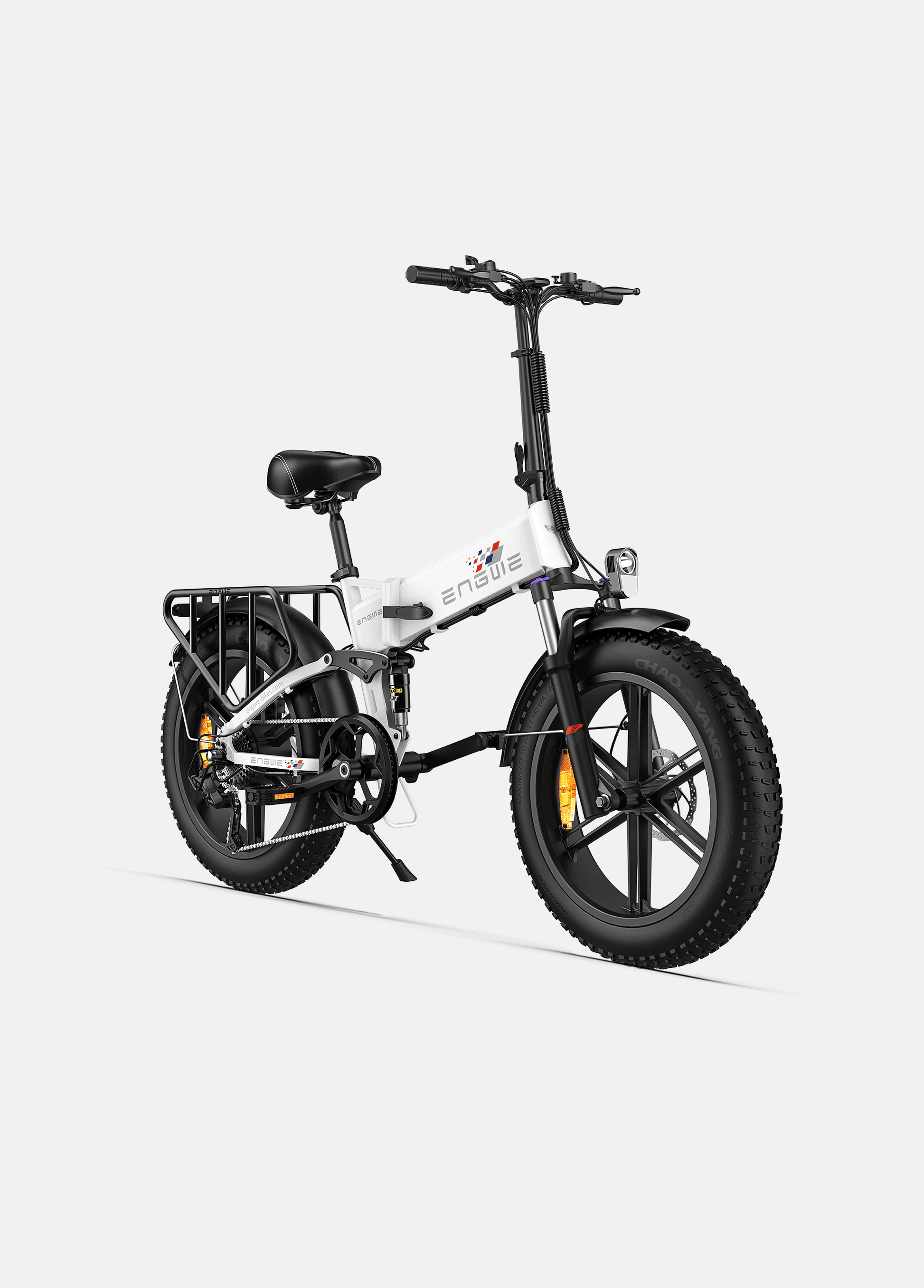 Engwe Engine X (upgraded) with mudguards and light - Pogo Cycles available in cycle to work