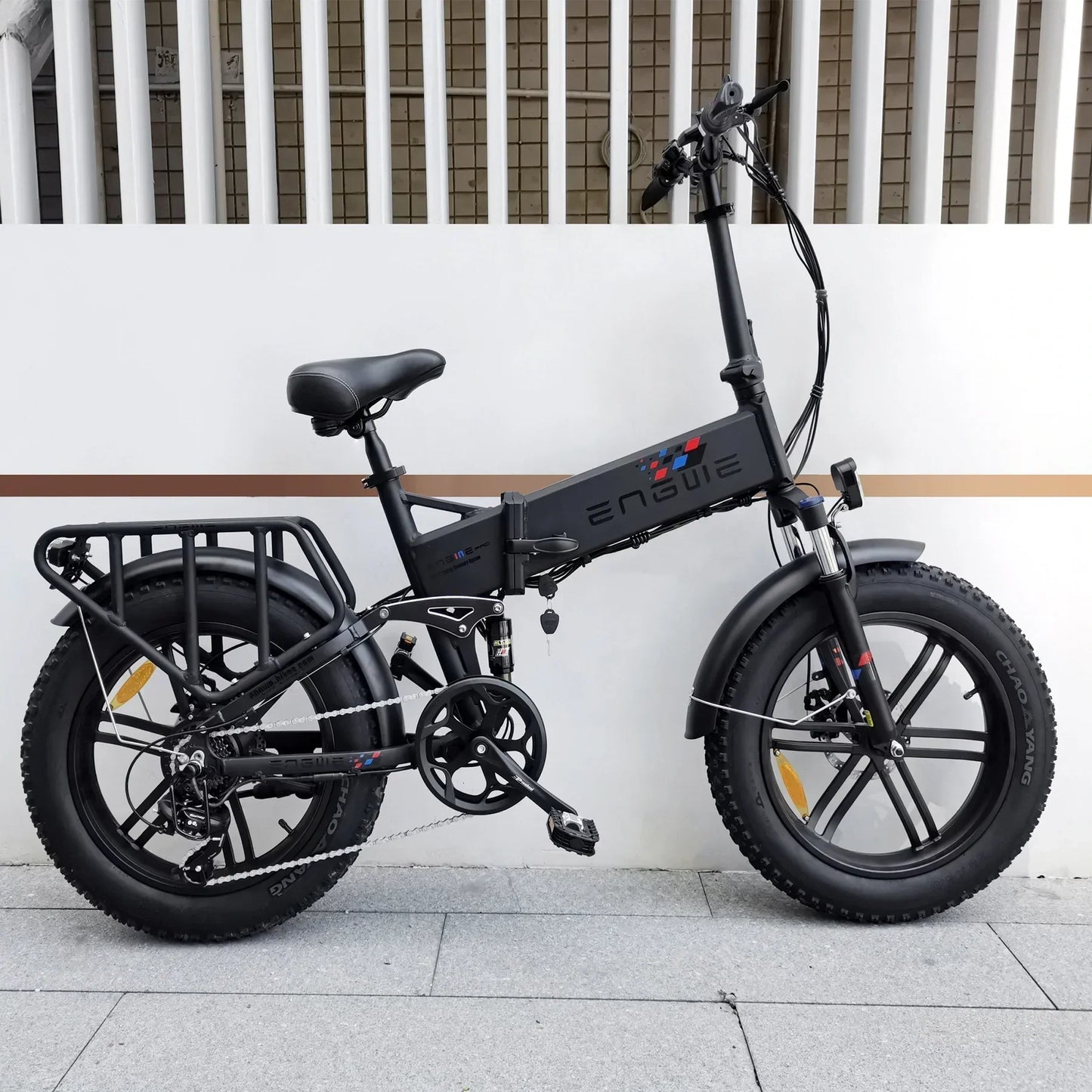 Engwe Engine X (upgraded) with mudguards and light - Pogo Cycles available in cycle to work