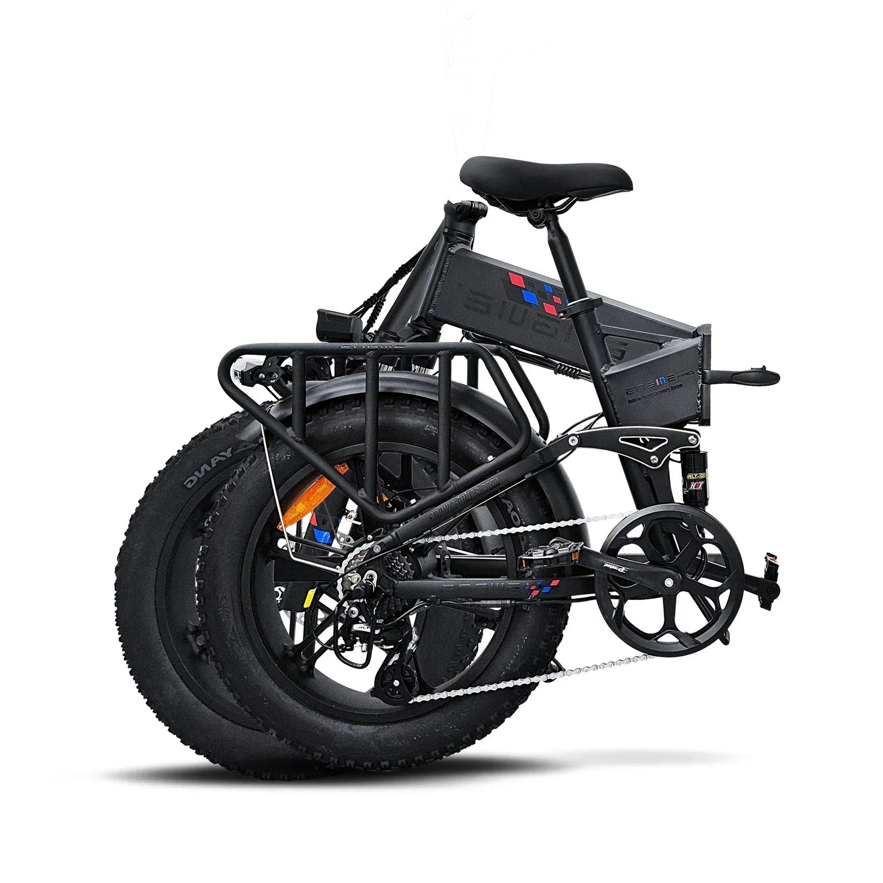 Engwe Engine X (upgraded) with mudguards and light - Pogo Cycles available in cycle to work
