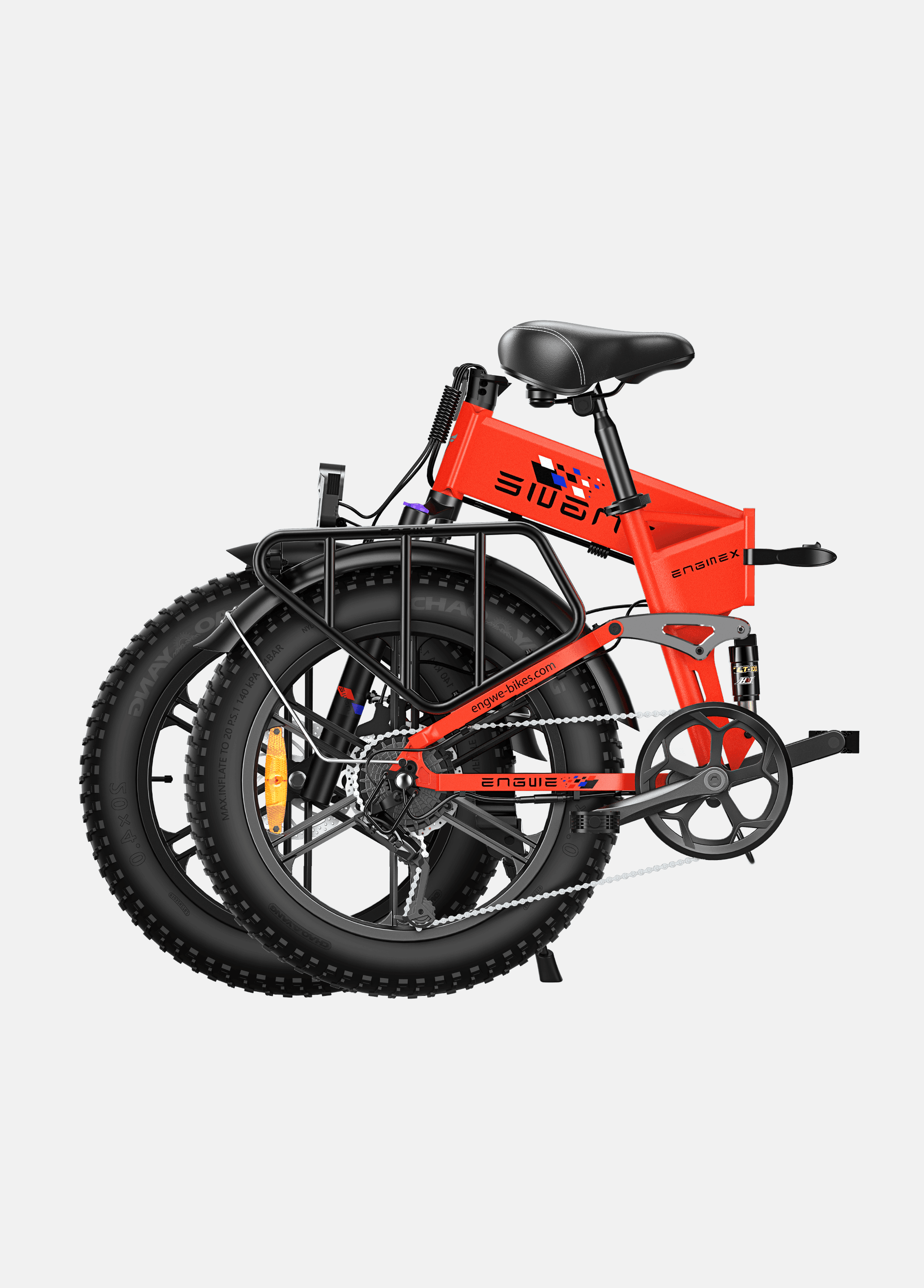 Engwe Engine X (upgraded) with mudguards and light - Pogo Cycles available in cycle to work