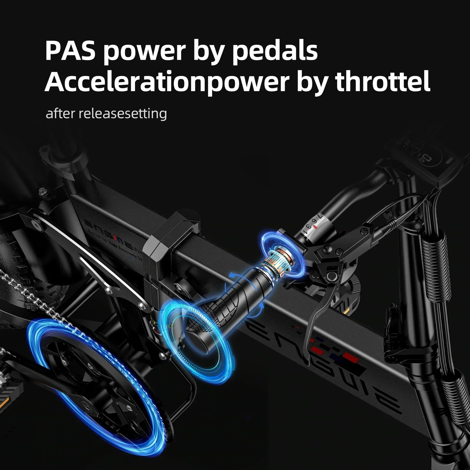 Engwe Engine X (upgraded) with mudguards and light - Pogo Cycles available in cycle to work