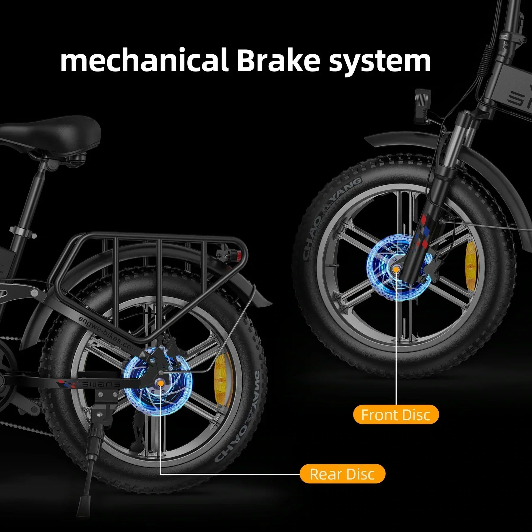 Engwe Engine X (upgraded) with mudguards and light - Pogo Cycles available in cycle to work