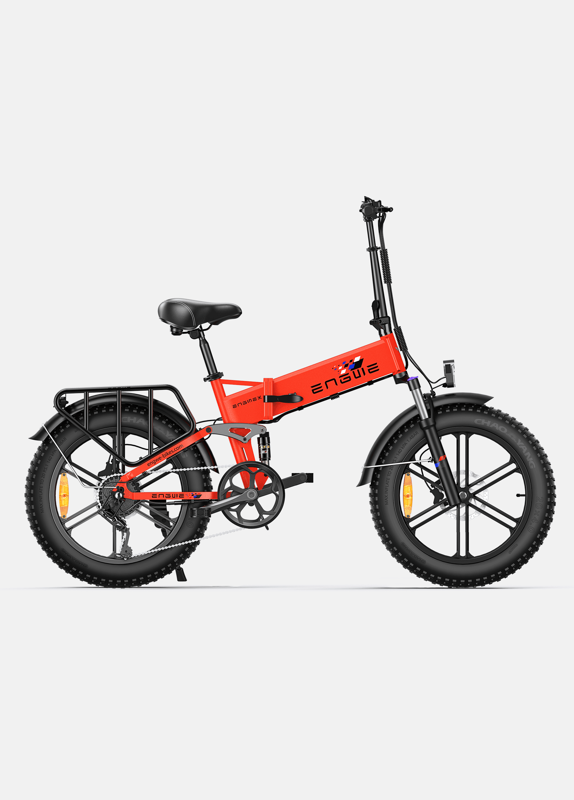 Engwe Engine X (upgraded) with mudguards and light - Pogo Cycles available in cycle to work