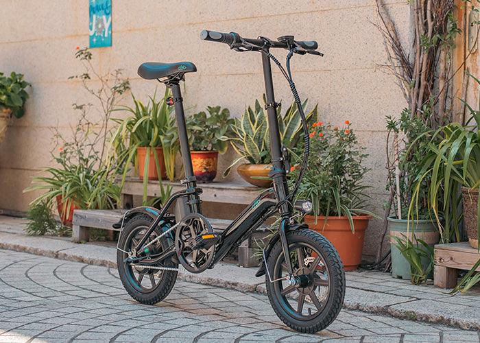 FIIDO D3 PRO Electric Bike with mudguard and light - Pogo Cycles available in cycle to work