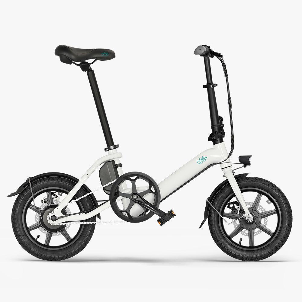 FIIDO D3 PRO Electric Bike with mudguard and light - Pogo Cycles available in cycle to work