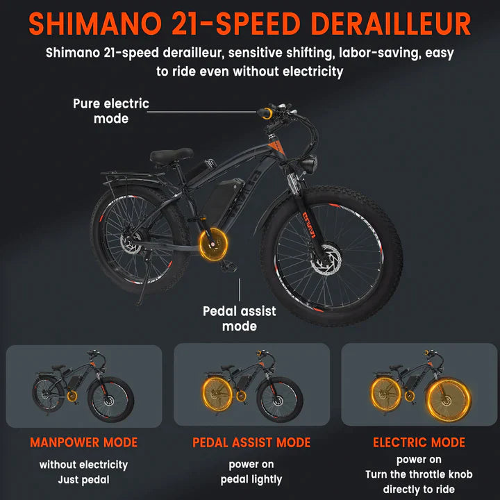 GUNAI GN88 Dual Motor Electric Mountain Bike- Pre Order expected in September - Pogo Cycles available in cycle to work