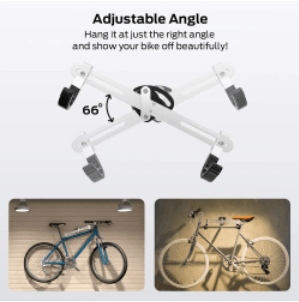 Indoor Bike Wall-Mount Holder Stand/ Rack - Pogo Cycles available in cycle to work
