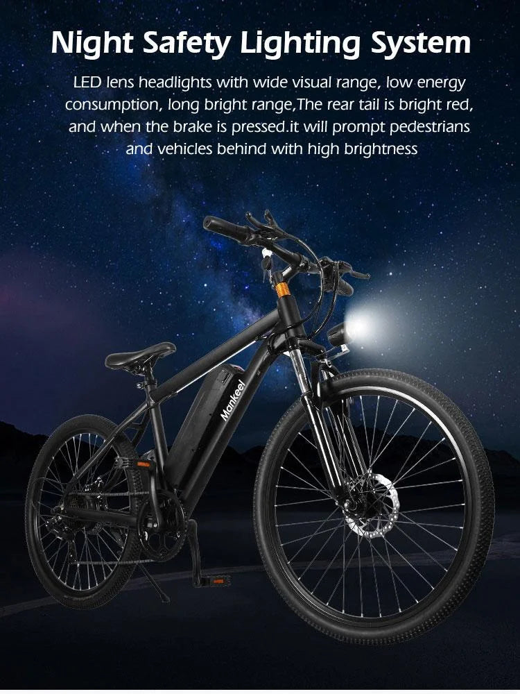 MANKEEL MK010 Electric Mountain Bike - Pogo Cycles available in cycle to work