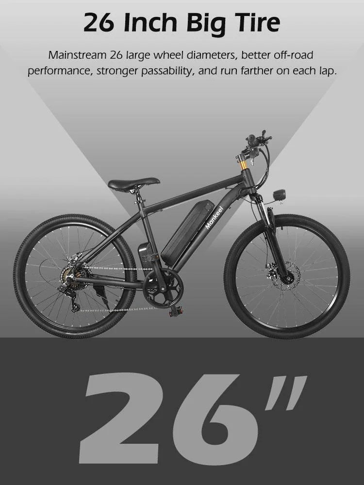 MANKEEL MK010 Electric Mountain Bike - Pogo Cycles available in cycle to work