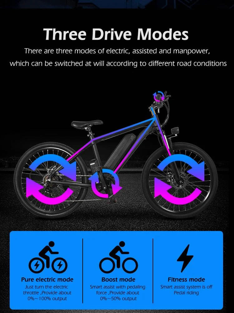 MANKEEL MK010 Electric Mountain Bike - Pogo Cycles available in cycle to work