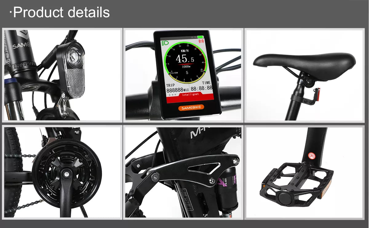 Samebike LO26-II 750w Electric Bike - Pogo Cycles available in cycle to work