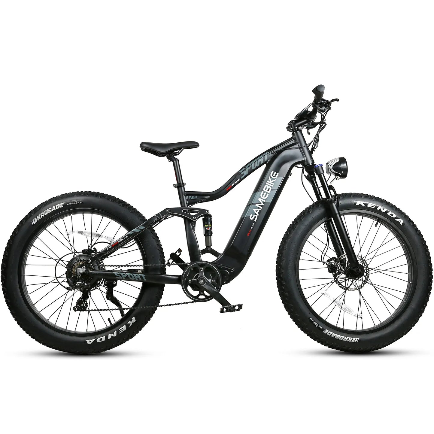SAMEBIKE RS-A08 Fat Tire Electric Mountain Bike - Pogo Cycles available in cycle to work